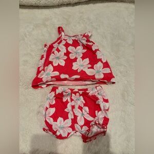 🌸5/$50🌸Girls' Pink Floral Tank Top & Bloomers Set